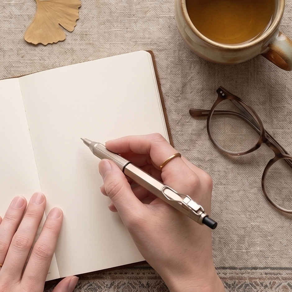 Mitsubishi Uni Jetstream Edge Pen | Gold