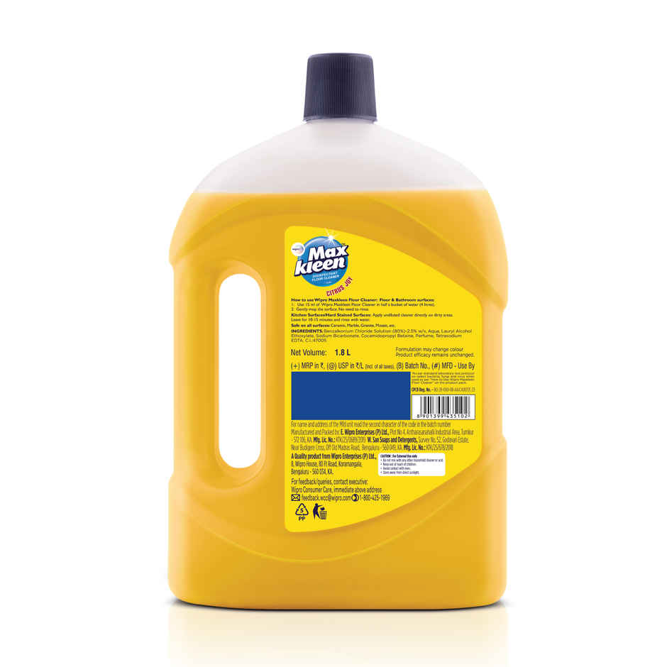 Maxkleen Citrus Joy Disinfectant Floor Cleaner | Can