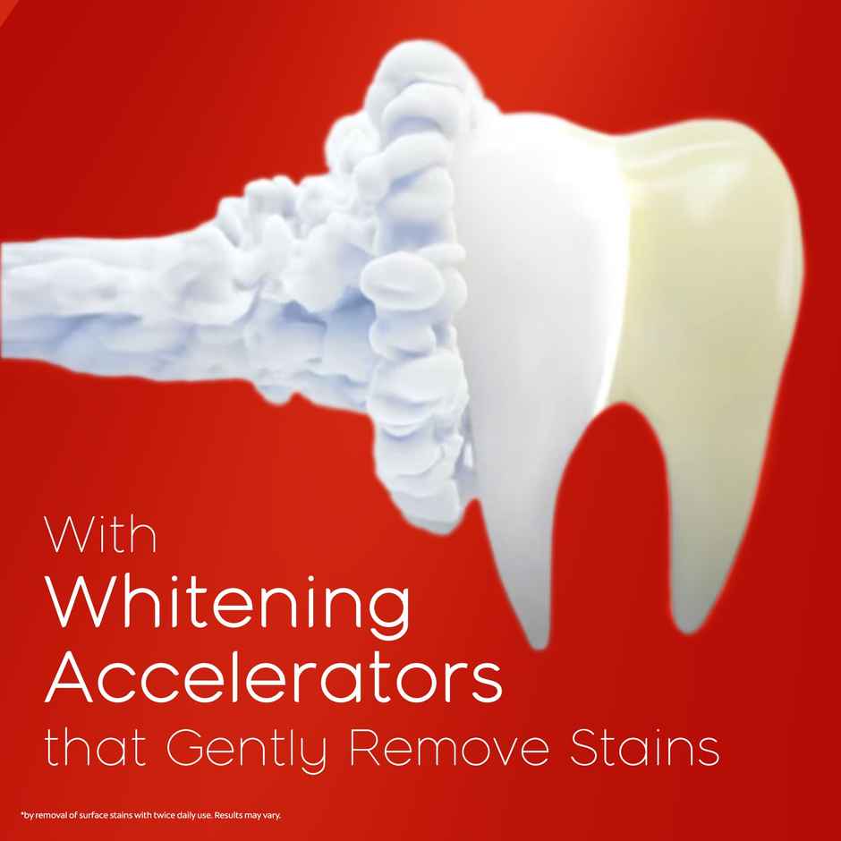 Colgate Visible White Toothpaste Teeth Whitening Starts in 1 week Safe on Enamel, Stain Removal