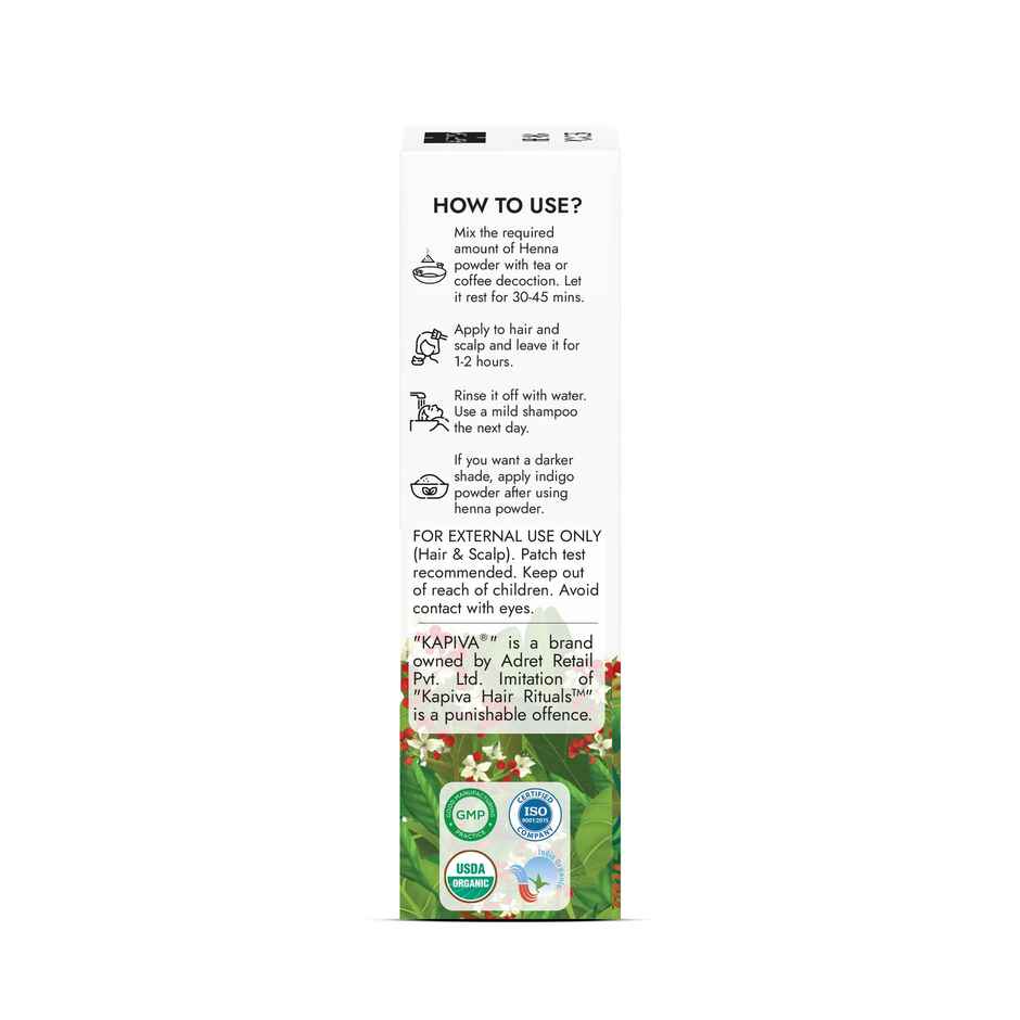 Kapiva Hair Rituals Organic Henna Powder