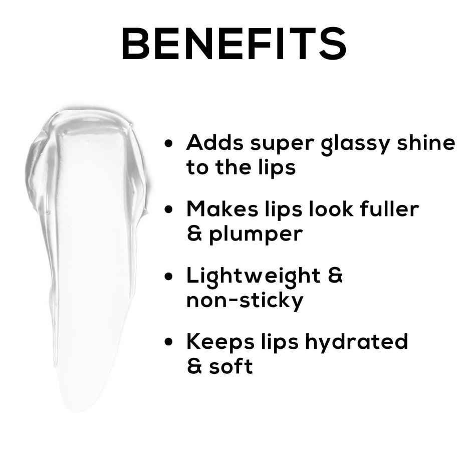 Renee Hot Lips Clear Lip Gloss | Smooth & Shiny Finish