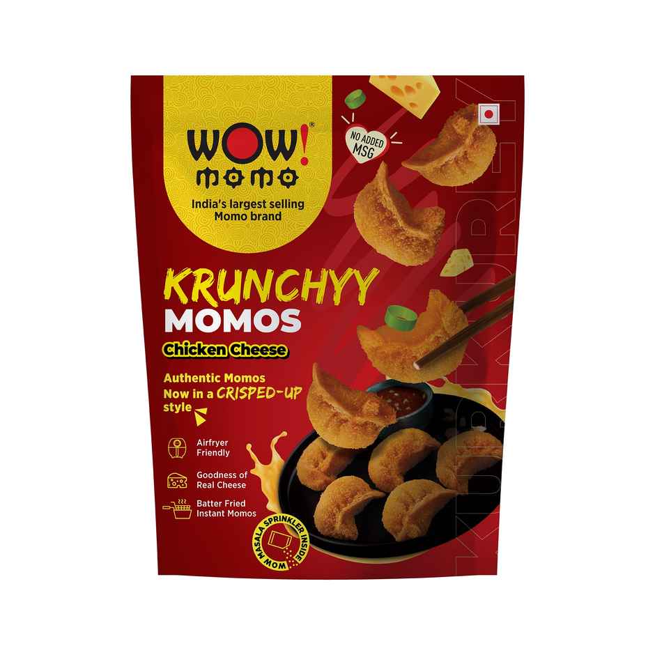 Wow! Momo Krunchyy Chicken Cheese Momos