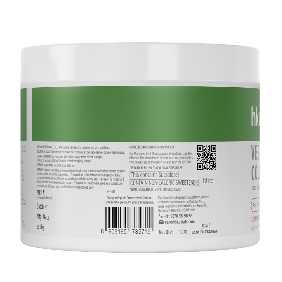 hk vitals Veg Collagen Supplement Orange 120g