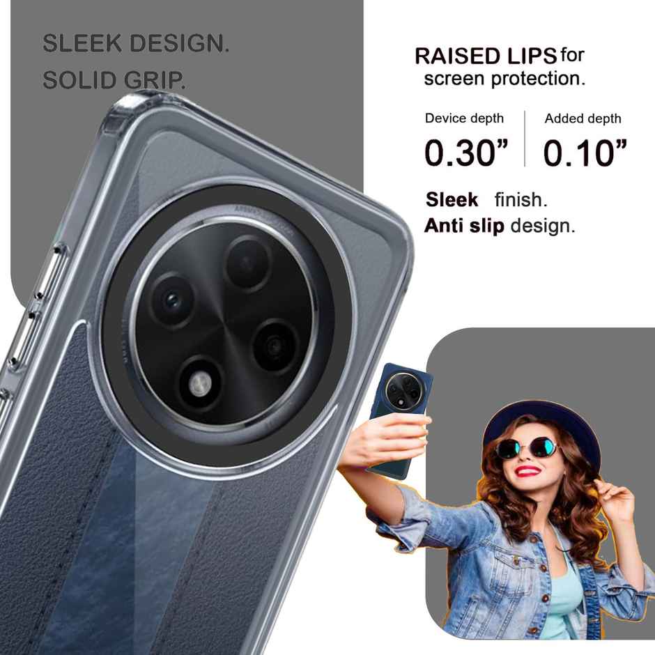 Artistque Case for Oppo F27 Pro Plus 5g Back Cover - ultra Stylish Transparent Tpu Cover