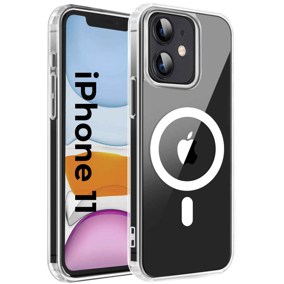 Artistque Case for Iphone 11 Back Cover - Transparent Clear Magsafe