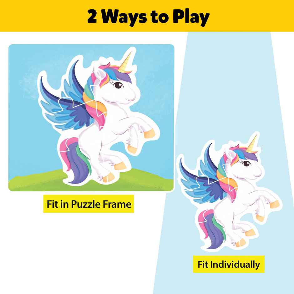 Little Berry Baby's First Puzzle Game: Magical Unicorns | Fun and Educational Jigsaw Puzzle | Lb51