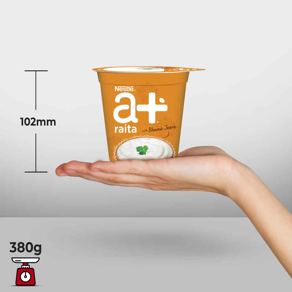 Nestle a+ Raita - With Bhuna Jeera (Cup) Combo