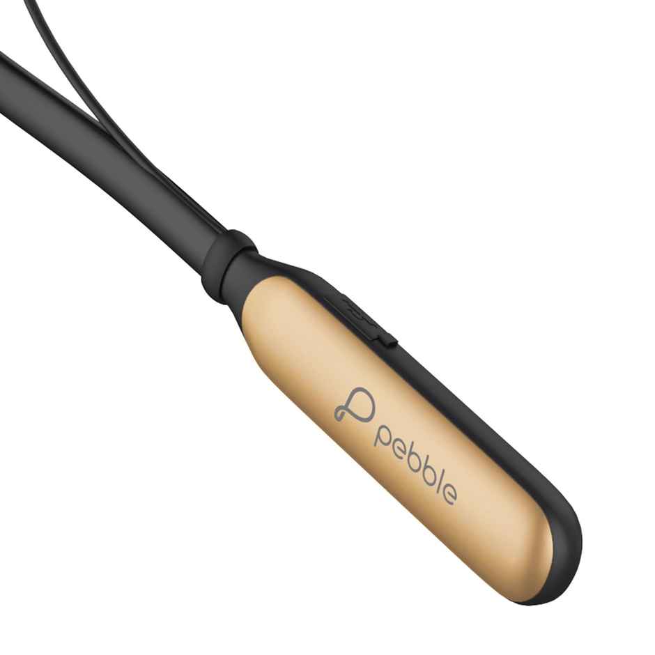 Pebble Flex Go Magnetic Wireless Neckband | TrueBass Sound, 12H Playtime & In-Built Mic