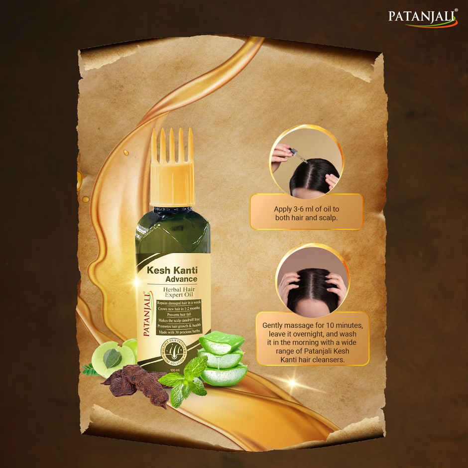 Patanjali Kesh Kanti Advance Hair Expert Oil - Hair Fall Care Nourishing Oil