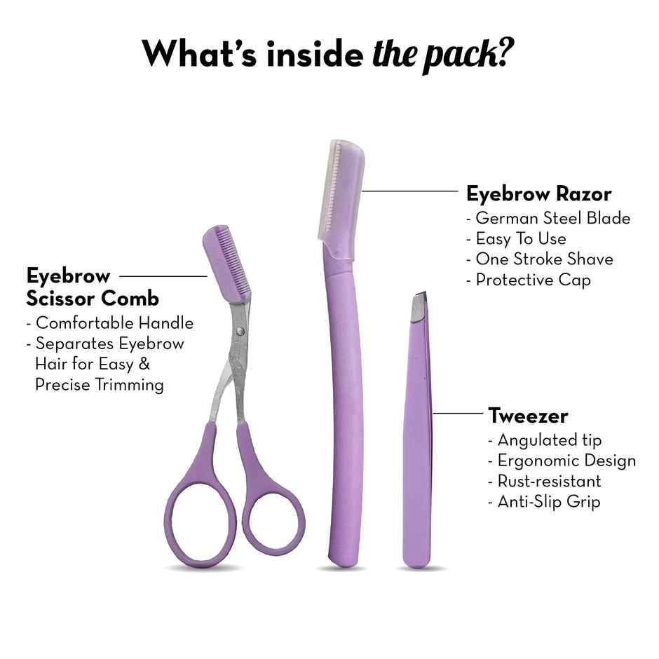 Plush Eyebrow Shaping Razor For Perfect Brows Easy To Use At Home