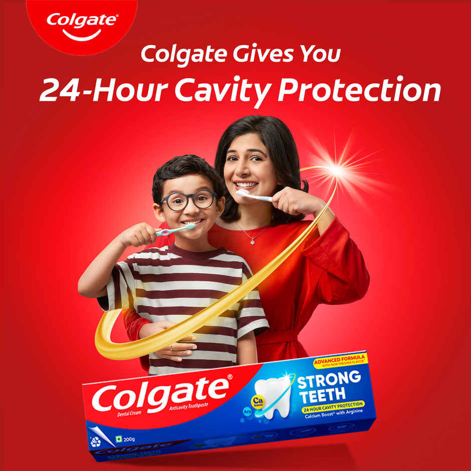 Colgate Strong Teeth Anticavity Toothpaste (With Free Toothbrush)