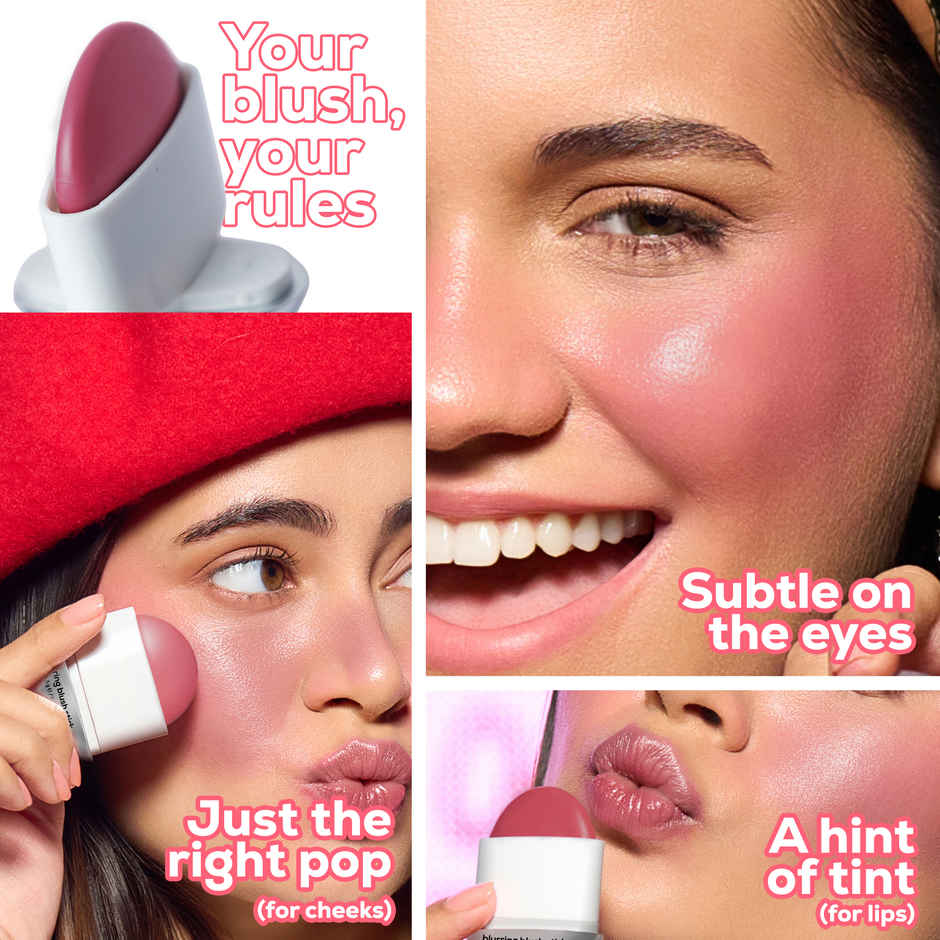 RENEE Blushie Blurring Blush Stick, Buildable Formula with Matte Finish | Pinkie Promise