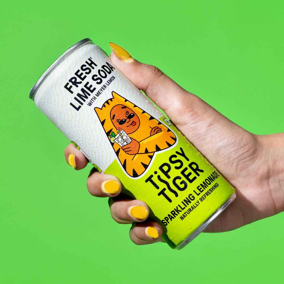 Tipsy Tiger Fresh Lime Soda Sparkling Lemonade