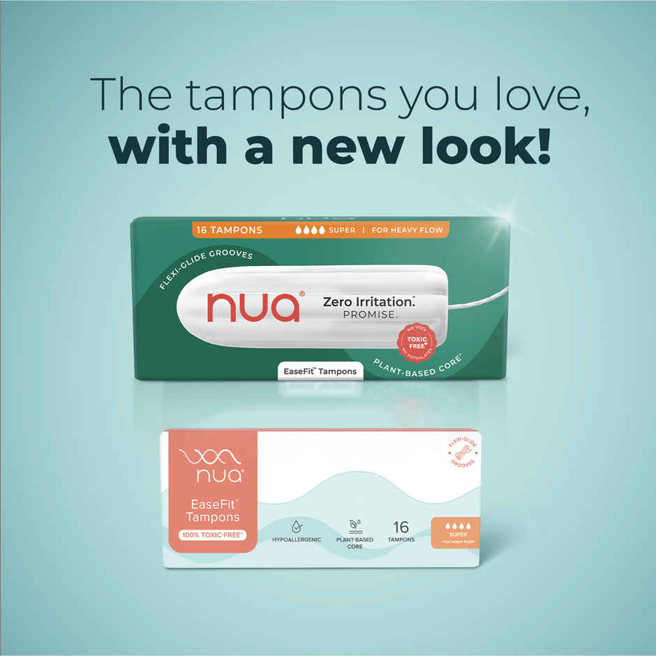 Nua EaseFit Tampons - Heavy Flow