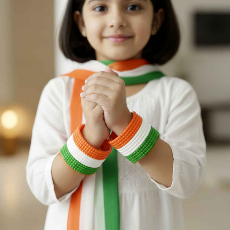 Tricolor Bangles Set | Pack of 2 | Special You