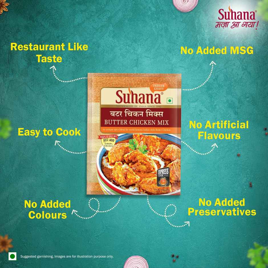Suhana Butter Chicken Spice Mix Pouch