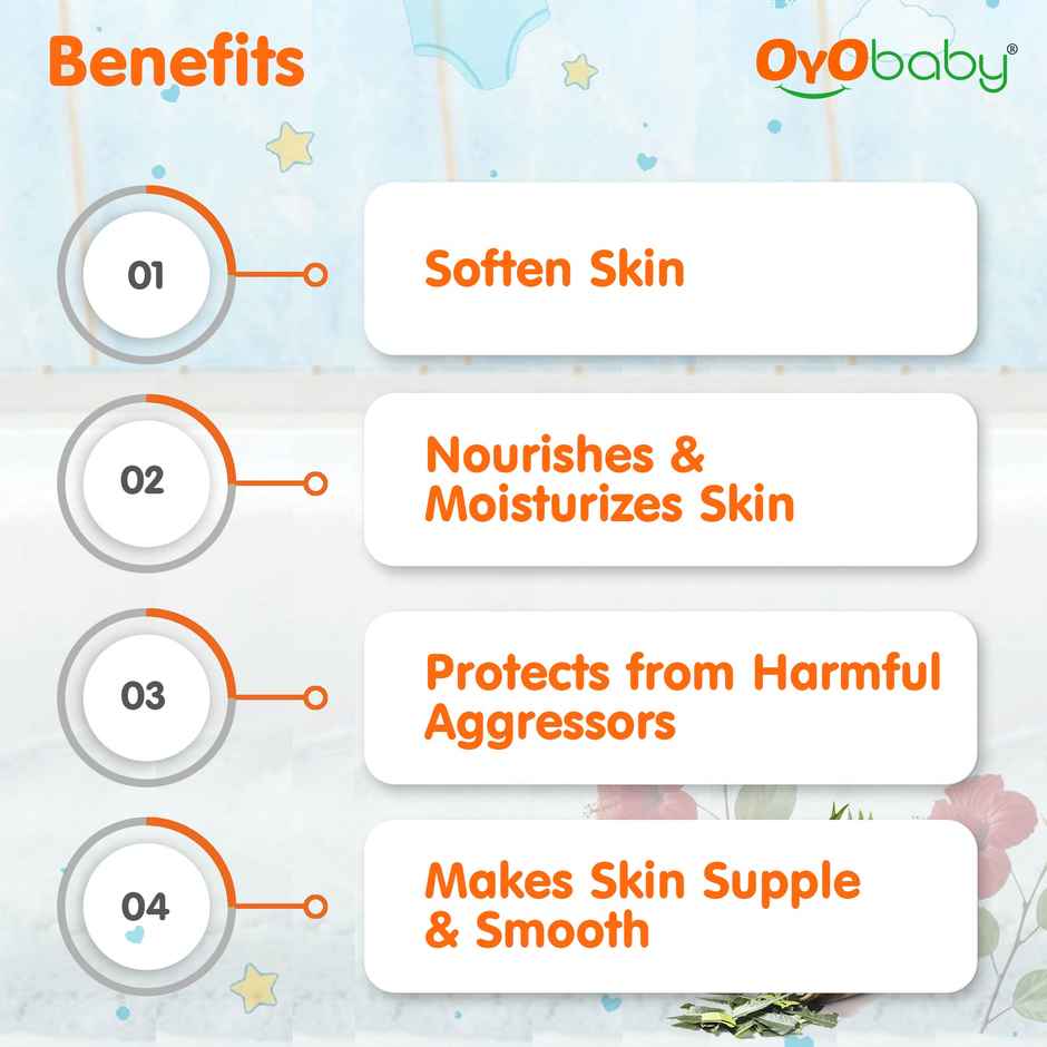 Oyo Baby Combo Moisturizing Natural Lotion & Natural Dusting Baby Powder For New Born