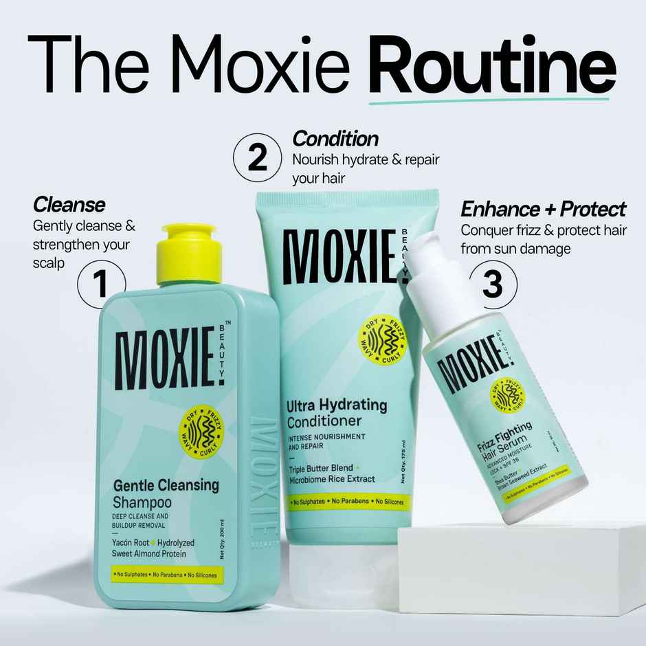 Moxie Beauty Frizz Fighting Hair Serum | For Dry and Frizzy Hair | With SPF35