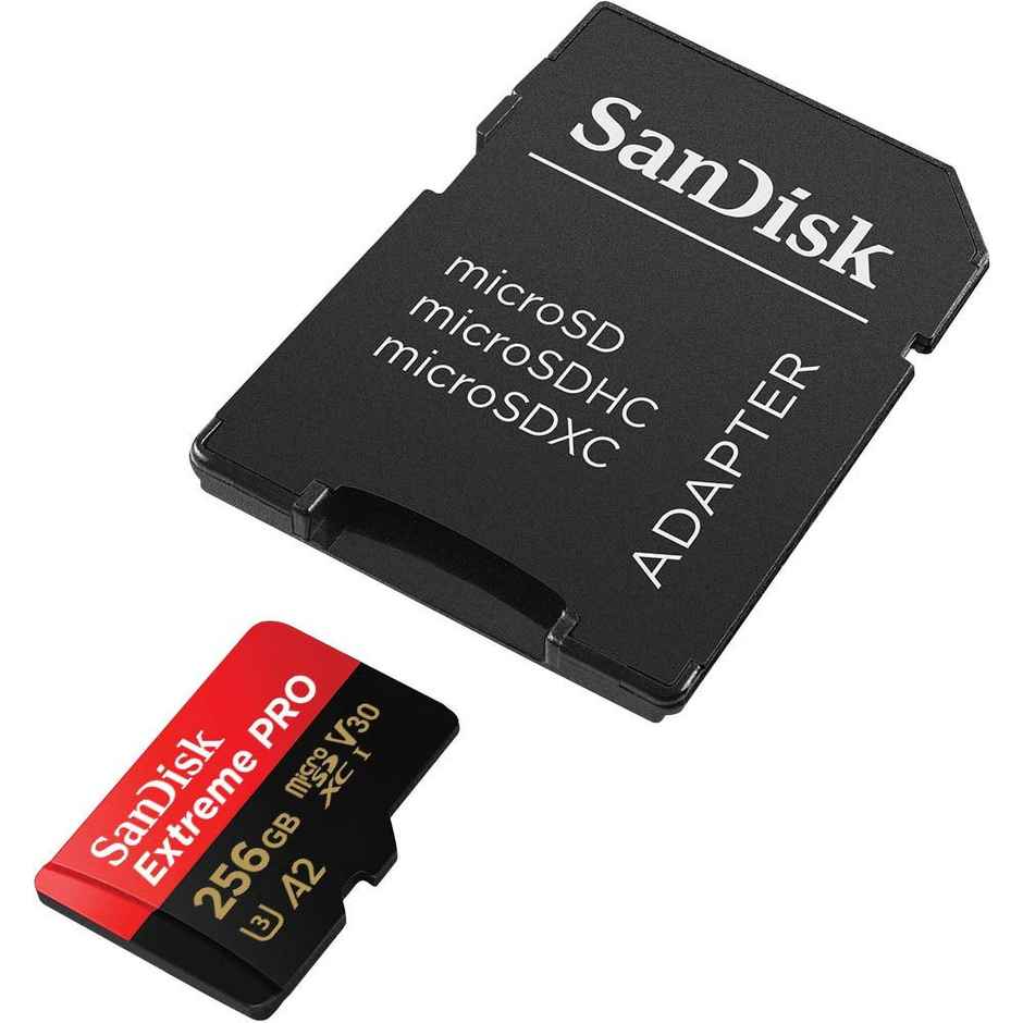 Sandisk Extreme Pro Microsd Uhs I Card 256Gb For 4K Video