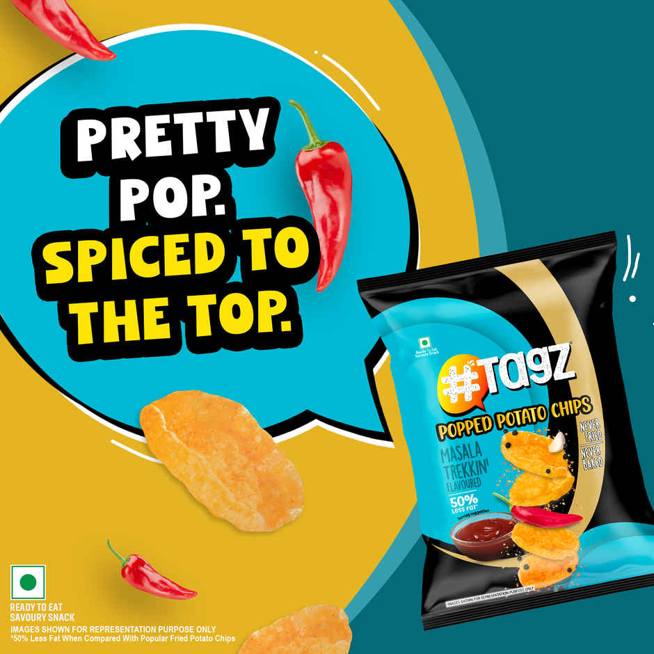 Tagz Popped Potato Chips Masala