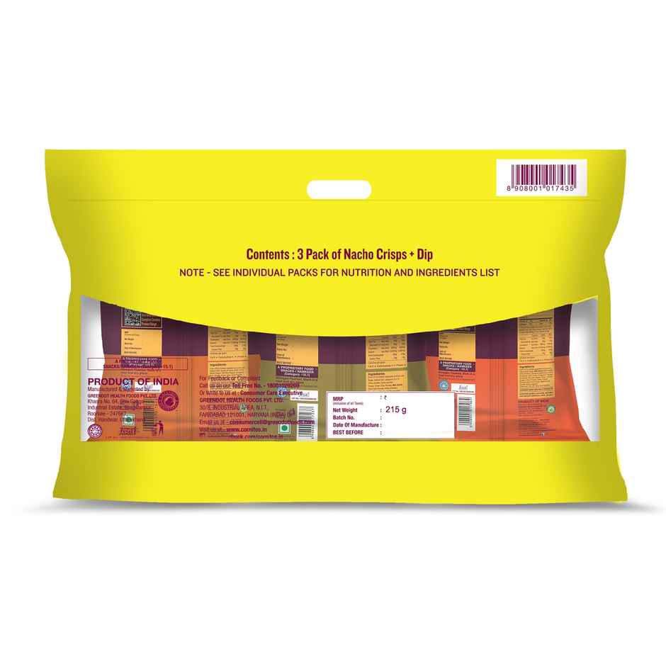 Cornitos Nachos & Salsa Combo Pack | Crunchy & Tangy