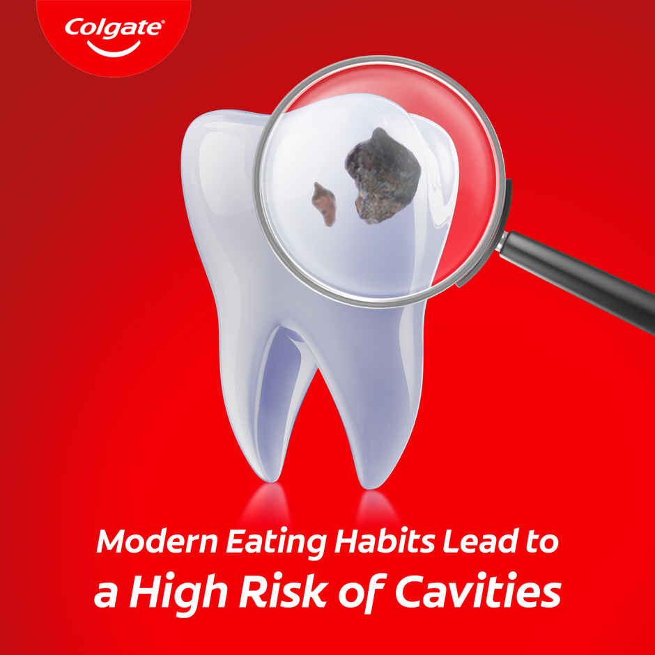 Colgate Strong Teeth Anticavity Toothpaste (With Free Toothbrush)