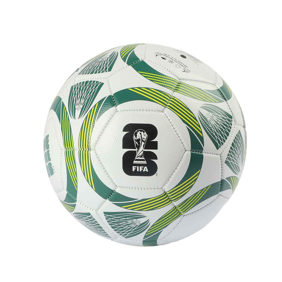 FIFA World Cup 2026 Official Licensed Football | Size 5 | PP | WR26 | White & Green
