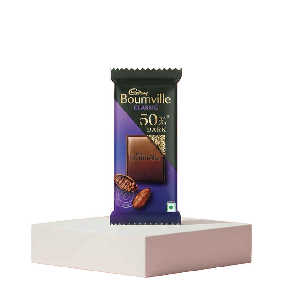 Cadbury Bournville Rich Cocoa 50% Dark Chocolate Bar Combo  
