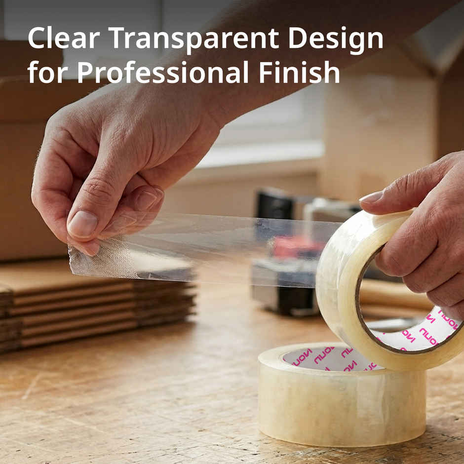 Ondesk Essentials Bopp 42 Microns Transparent Tape 2Inch X 65Mtr