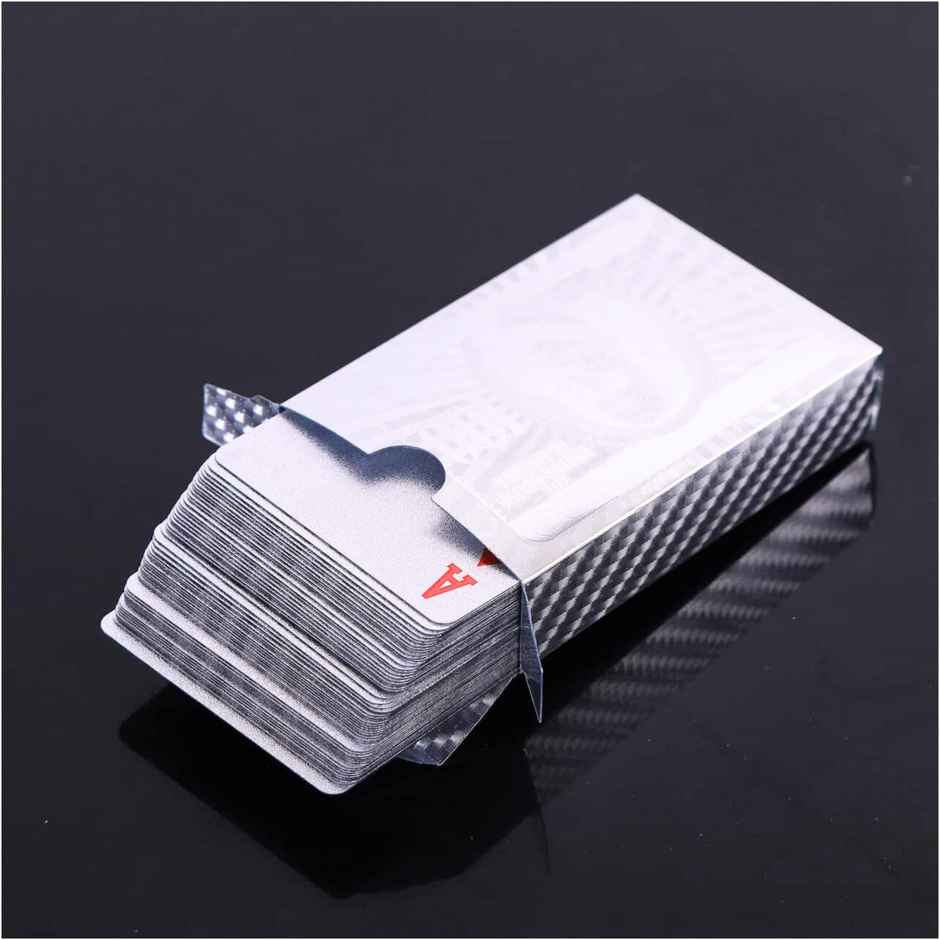 Se7en Silver Plated Poker Playing Cards