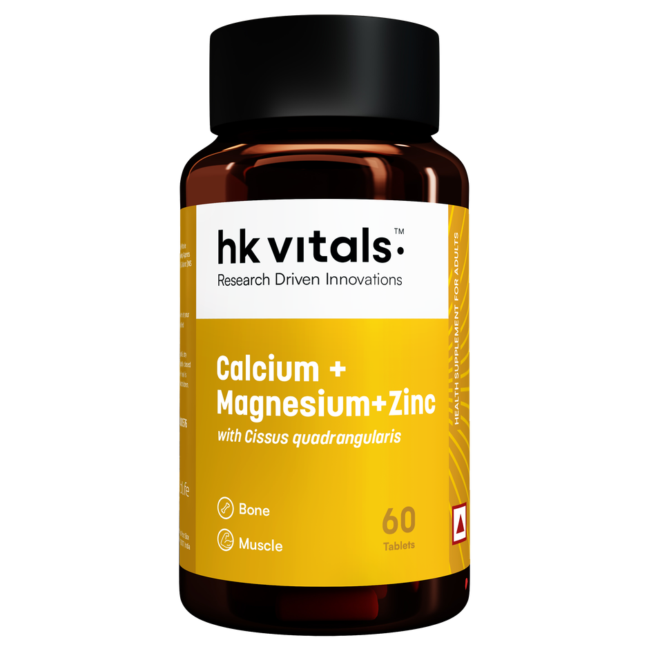 hk vitals Calcium Magnesium and Zinc 60 Tablets