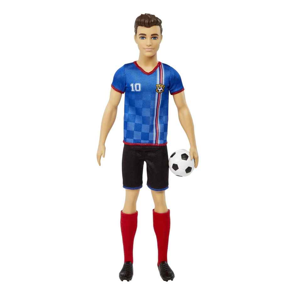 Barbie Soccer Doll - Cropped Hair | Colorful Uniform |Soccer Ball |Cleats |Tall Socks |Great Sports
