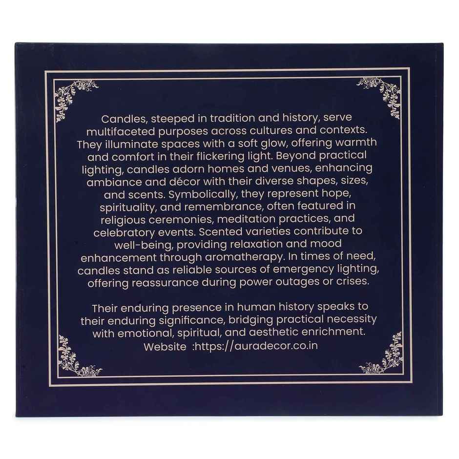Maharaja Royal Votive Candle Set | Pack of 12 | Auradecor