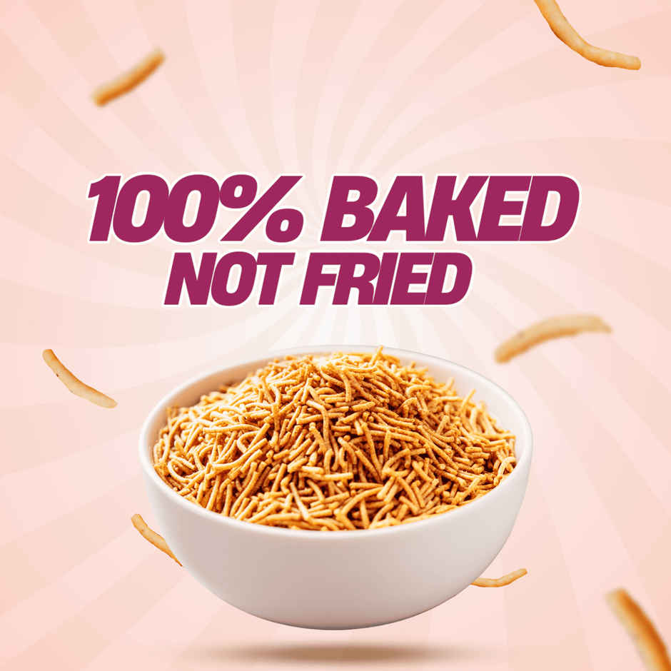 Protein Chef Baked Bikaneri Bhujia Sev Guilt Free Healthy Snacks Baked Glutenfree Diet Namkeen Bhujiya