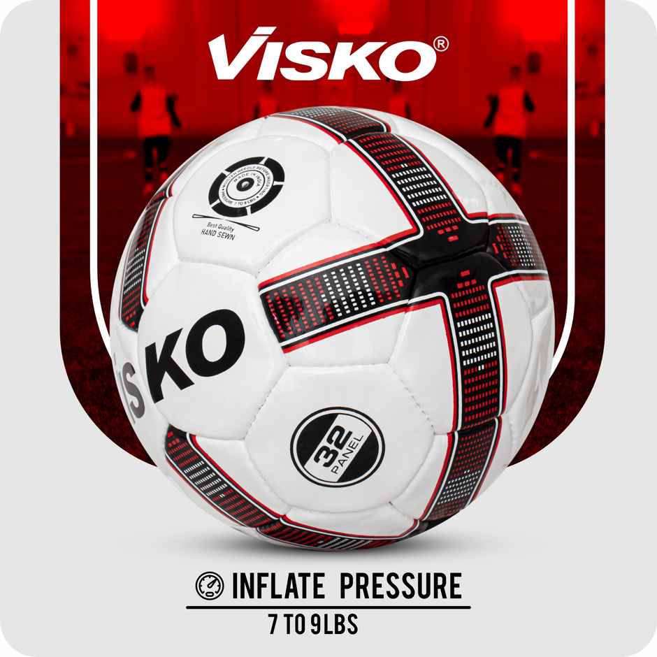 Visko PVC Football Full Size | Thunder | White