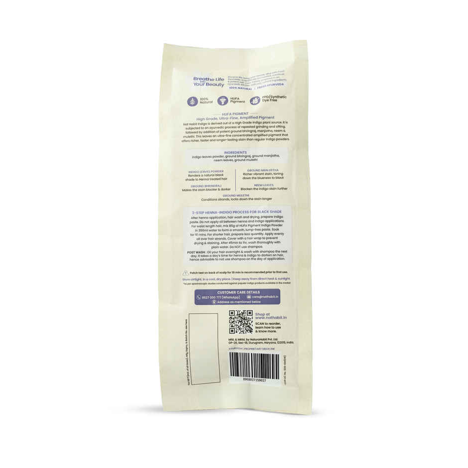 Nat Habit Natural Indigo Powder - Black