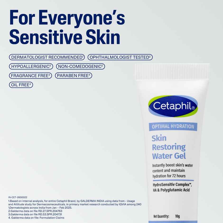 Cetaphil Optimal Hydration Restoring Water Gel