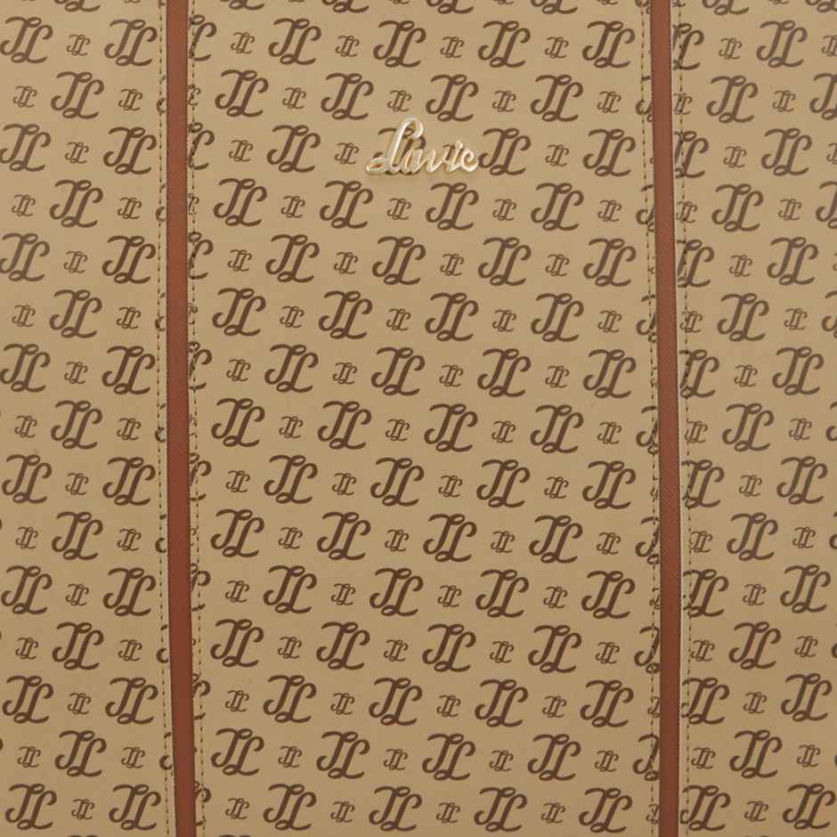 Lavie Women's Mono LL Meghan Large Tote Handbag | Taupe