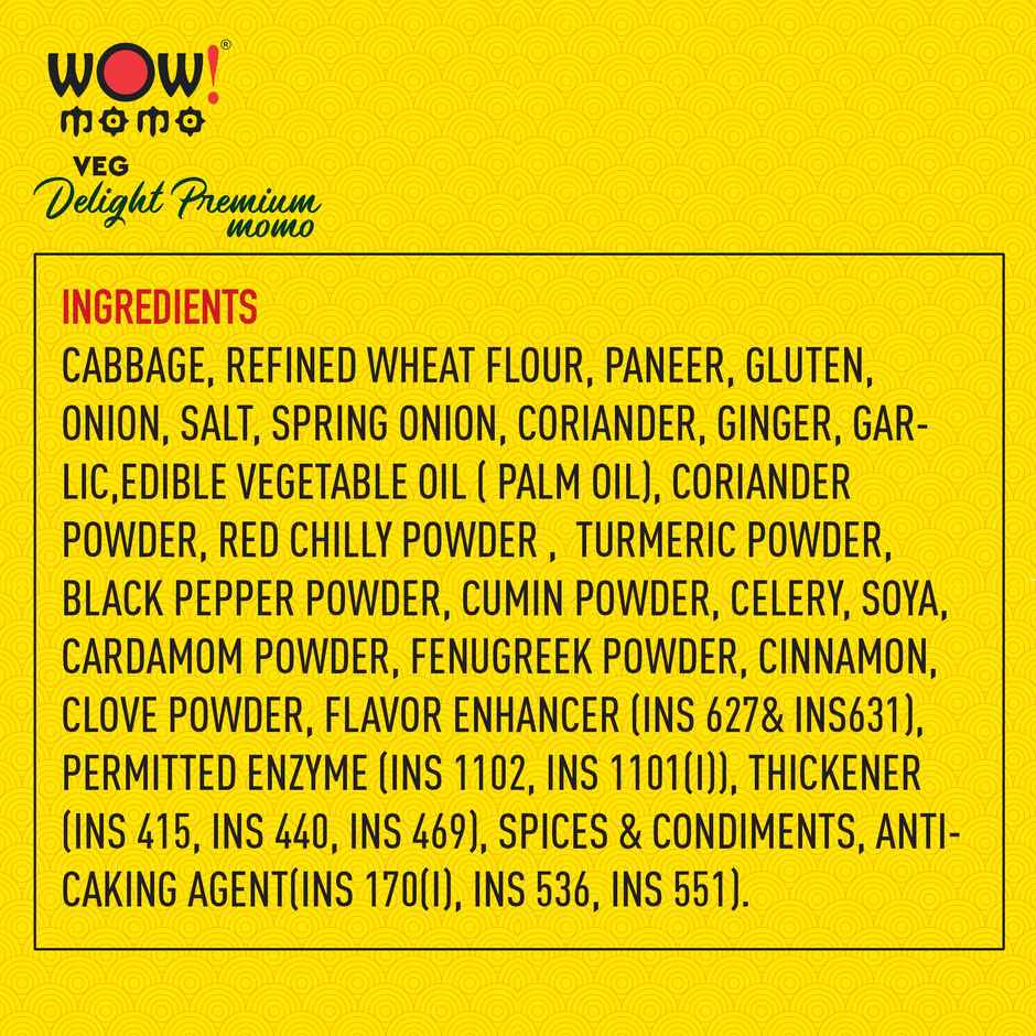 Wow! Momo VEG Delight Premium Momo