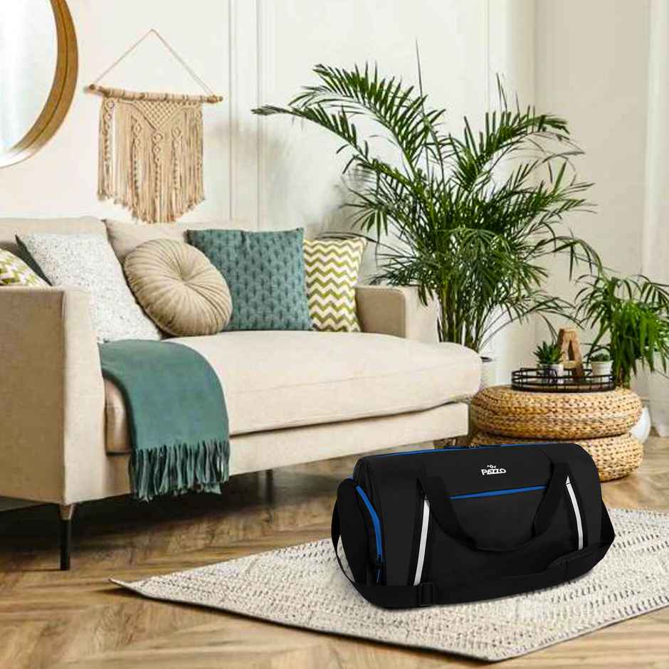 Pazzo Cross 28L Gym Duffel Bag | Travel | Sports | Unisex Bag with Shoe Compartment & Pockets