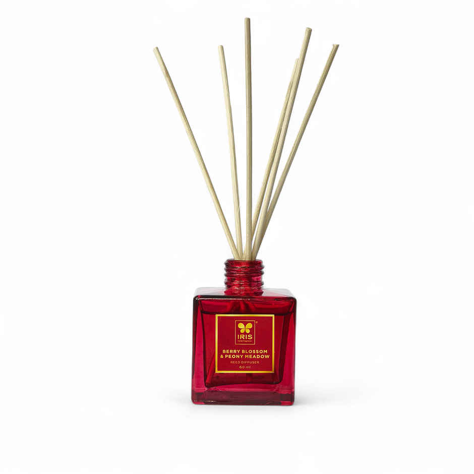 IRIS Reed Diffuser Set | Floral & Fruity Fragrance | Lasts More than 30 Days