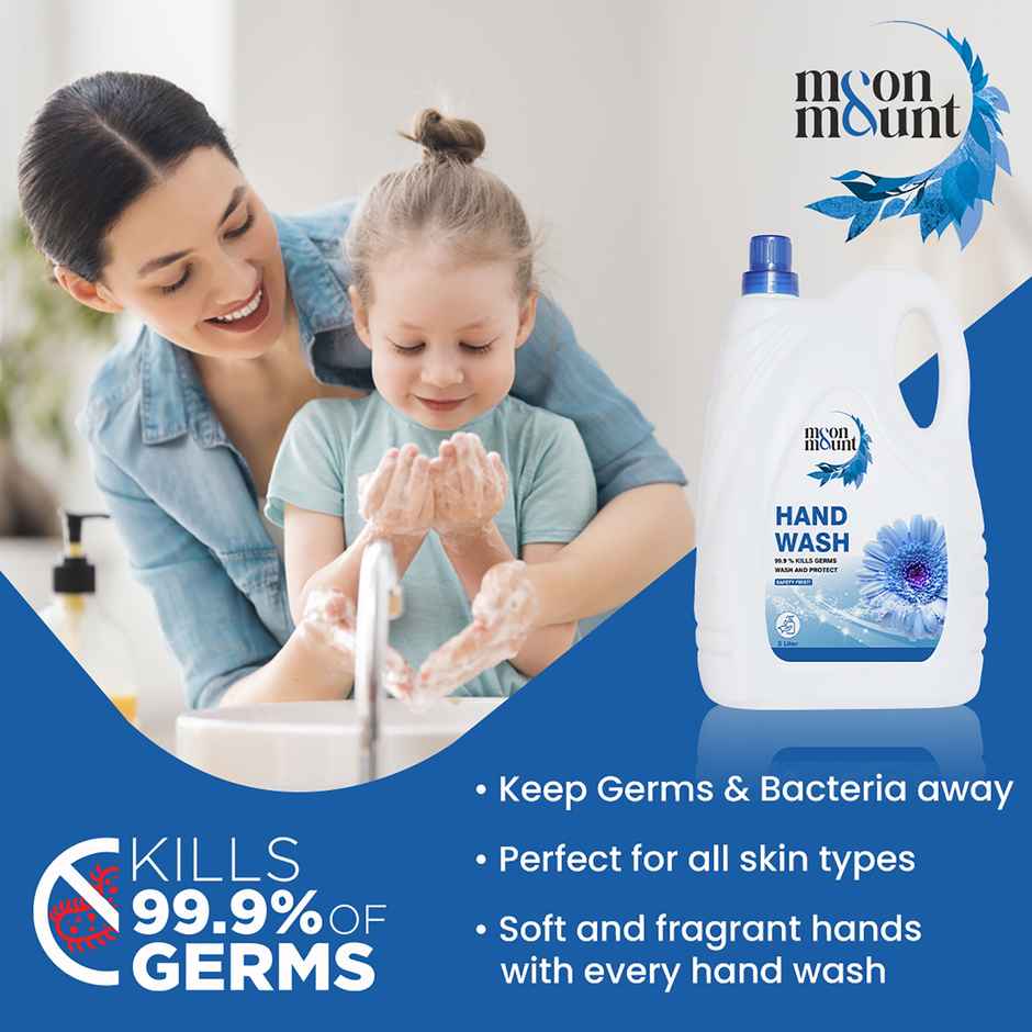 Moon And Mount Hand Wash Protection From Germs Hand Wash Liquids (Fresh) 5 l