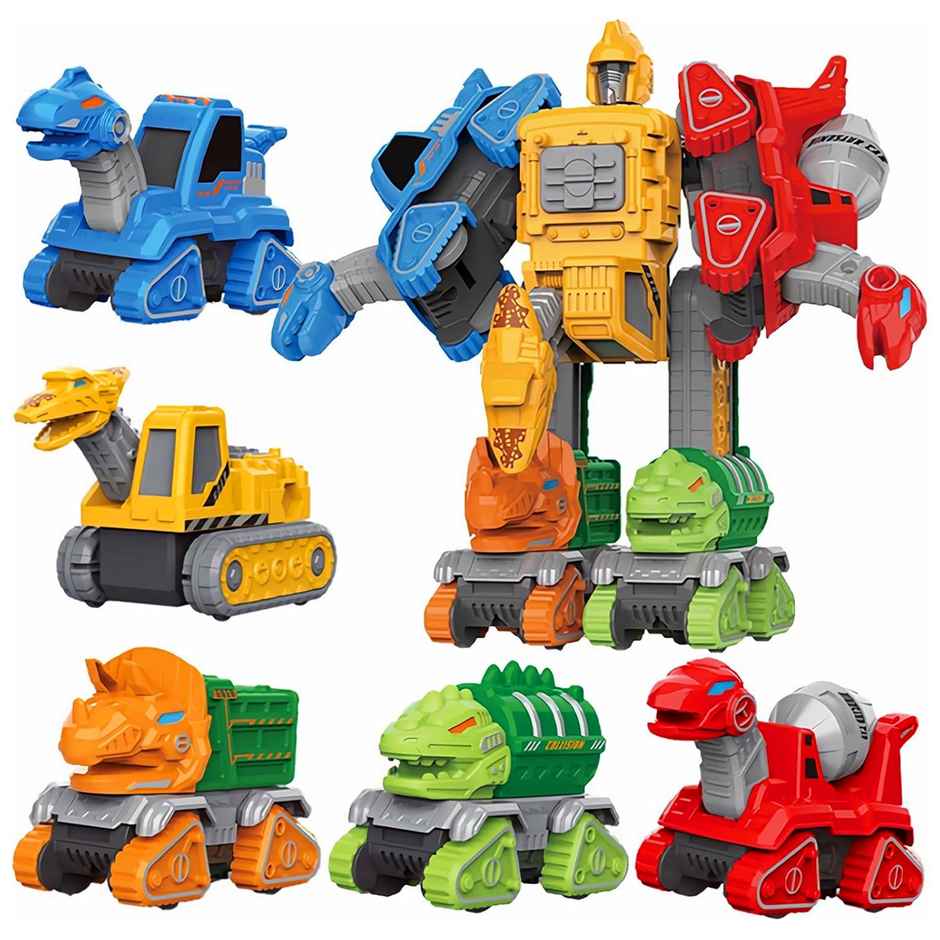 Kidology Transforming Robot Toys For Kids | Action Figures Robotic Dinosaur Vehicles Toy Car