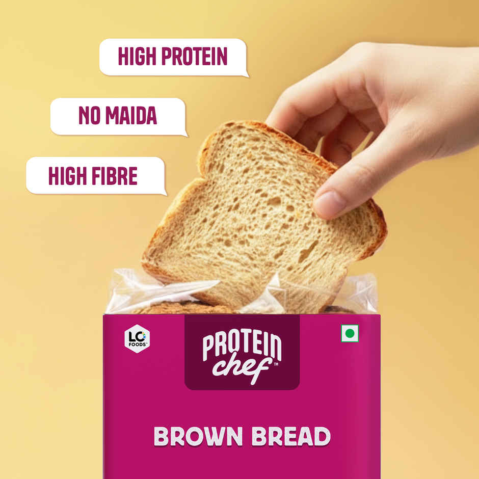 Protein Chef 37g Protein Brown Bread, No Maida No Preservatives
