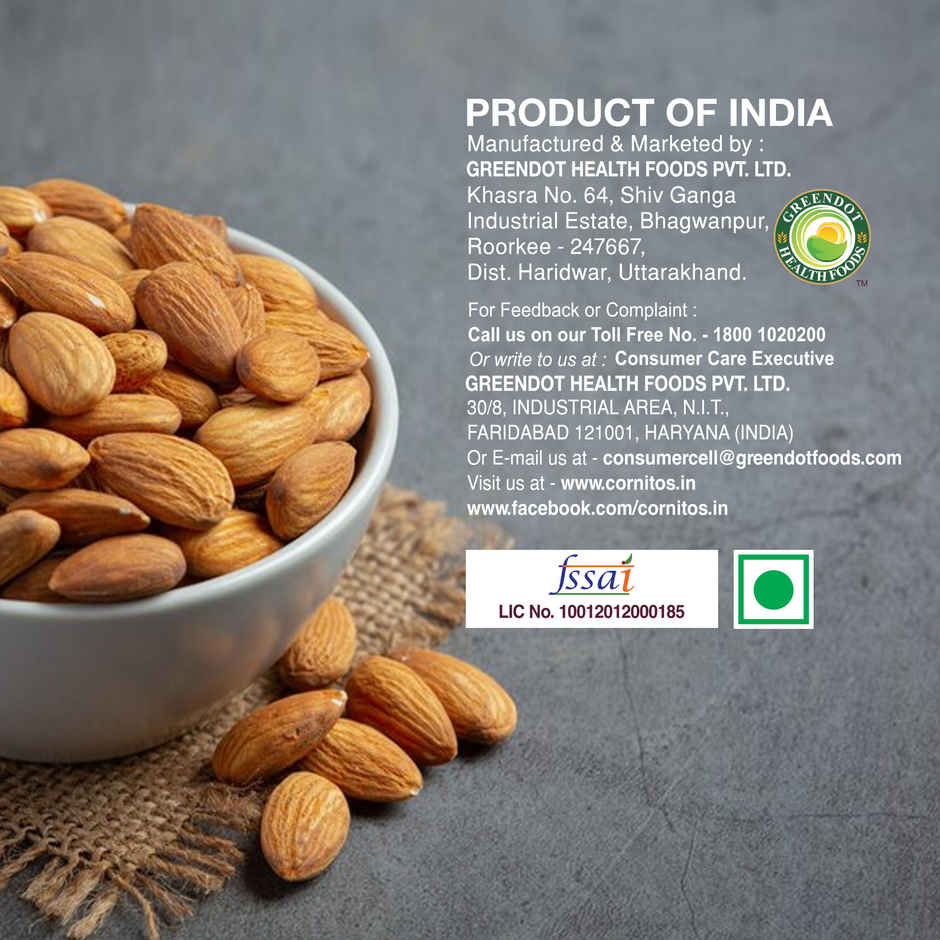 Cornitos Roasted California Almonds | Lightly Salted