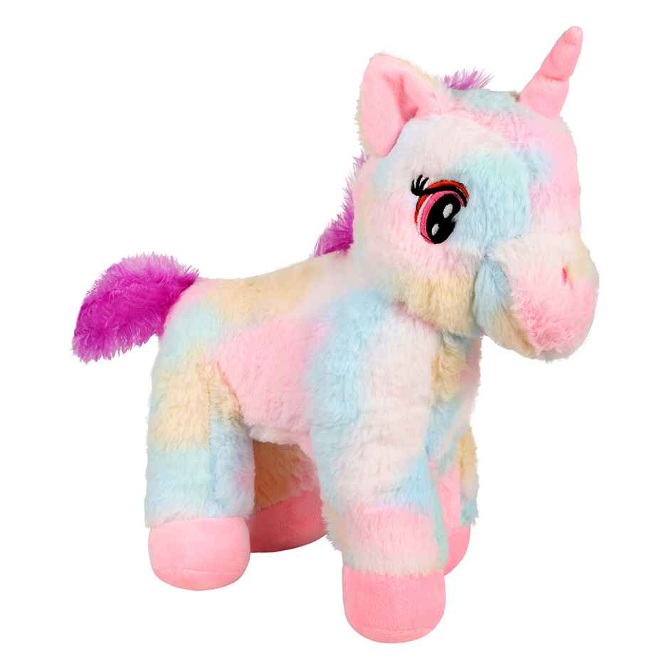 Dearjoy Rainbow Unicorn Soft Toy Pink 35 cm