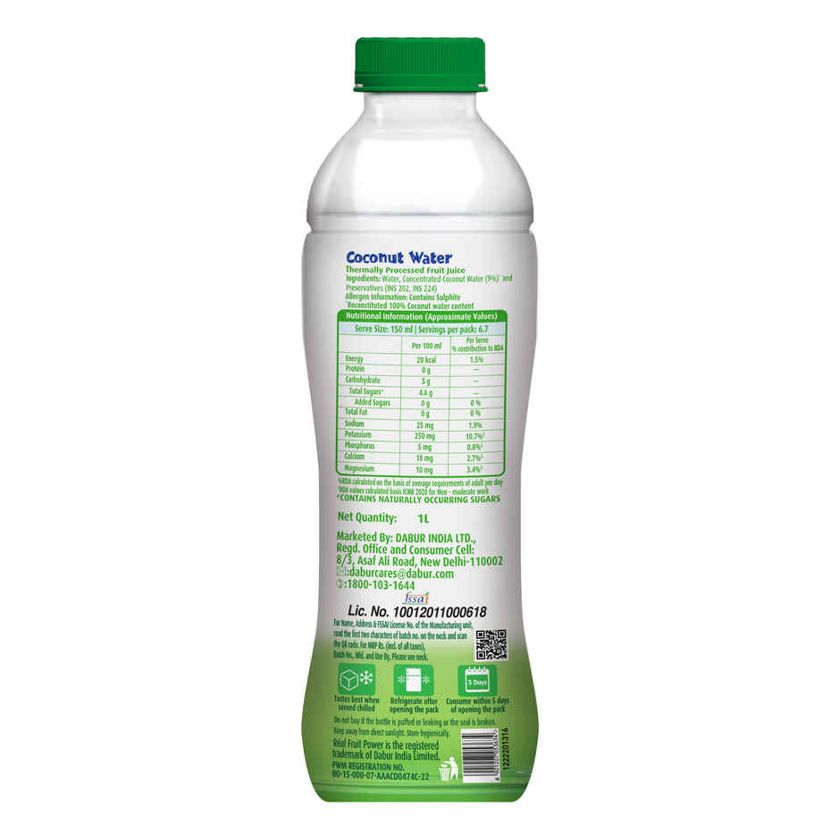 Real Activ Coconut Water | Refreshing Hydration with No Added Sugars