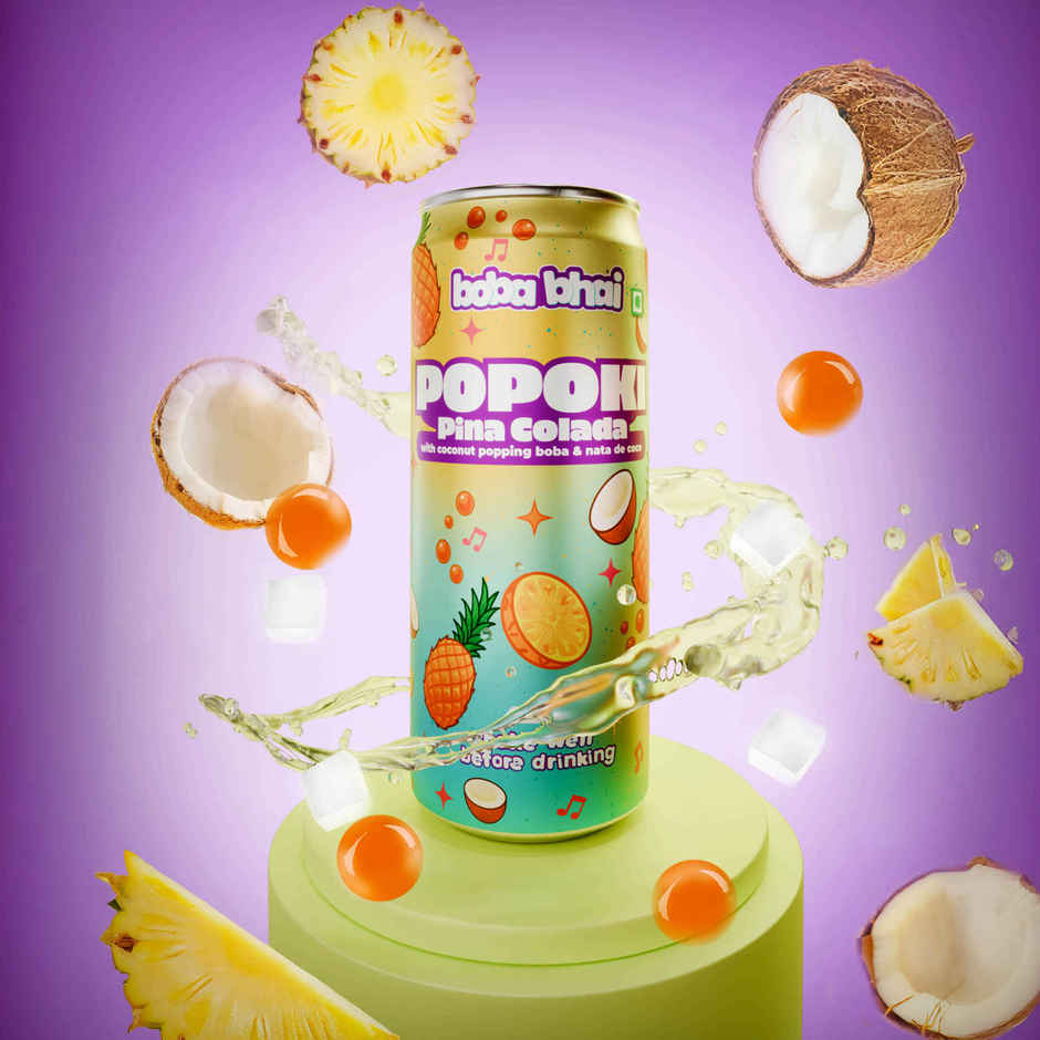 Boba Bhai Pina Colada with Popping Bubbles & Nata de Coco