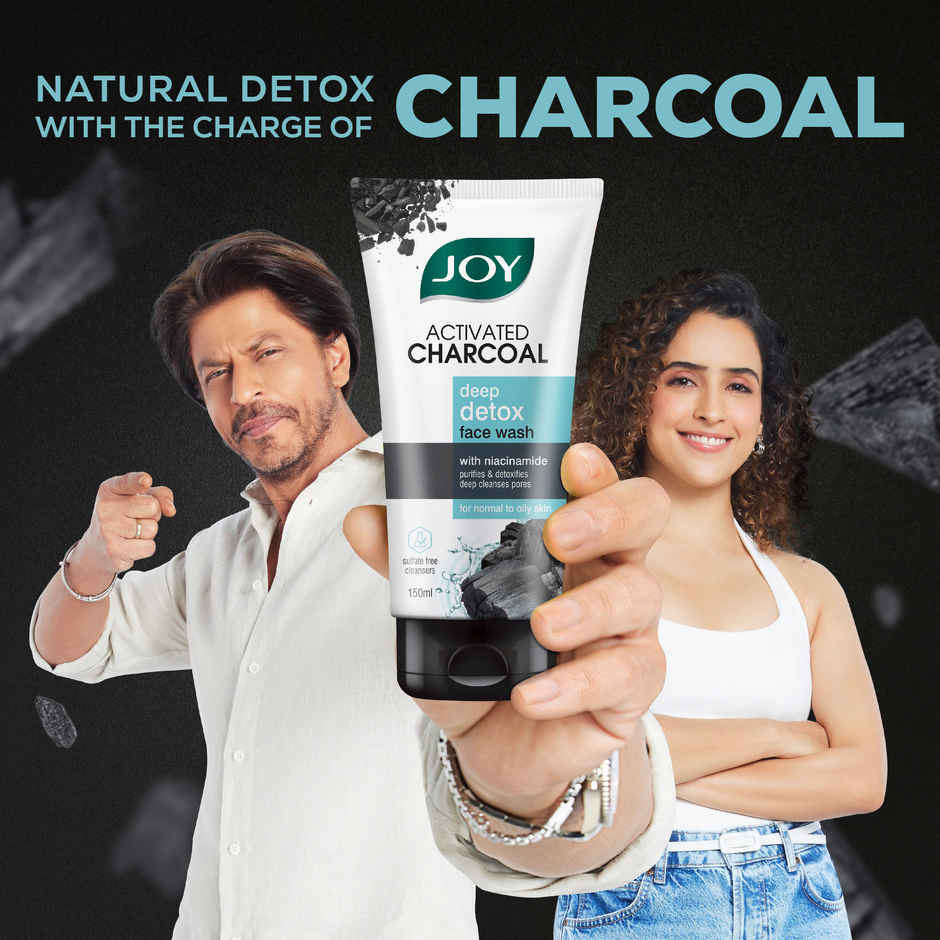 Joy Activated Charcoal Deep Detox Face Wash