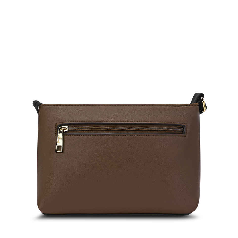 Lavie Women's Taya Cross Body Sling Bag | Ladies Purse Handbag | Brown